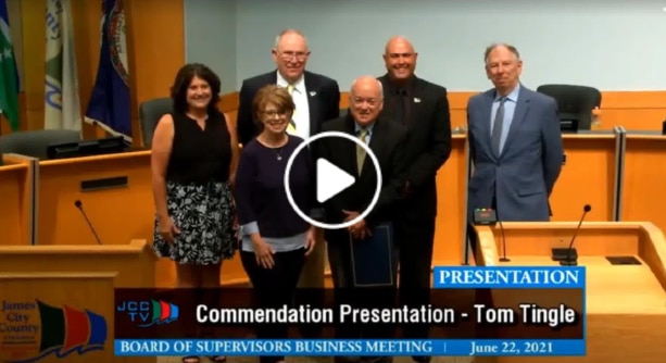 Tom Tingle JCC Commendation Video Poster Image