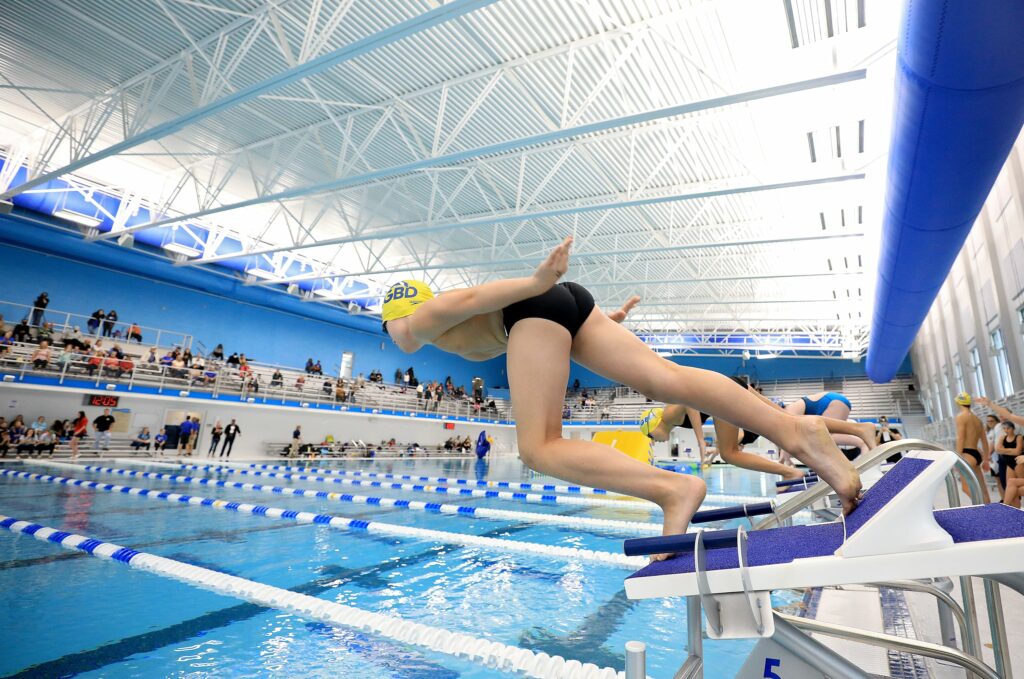 Swim Meet at the Hampton Virginia Aquaplex