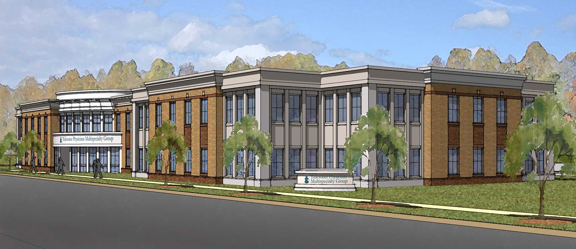 Tidewater Physicians Multispecialty Group Medical Office Building rendering