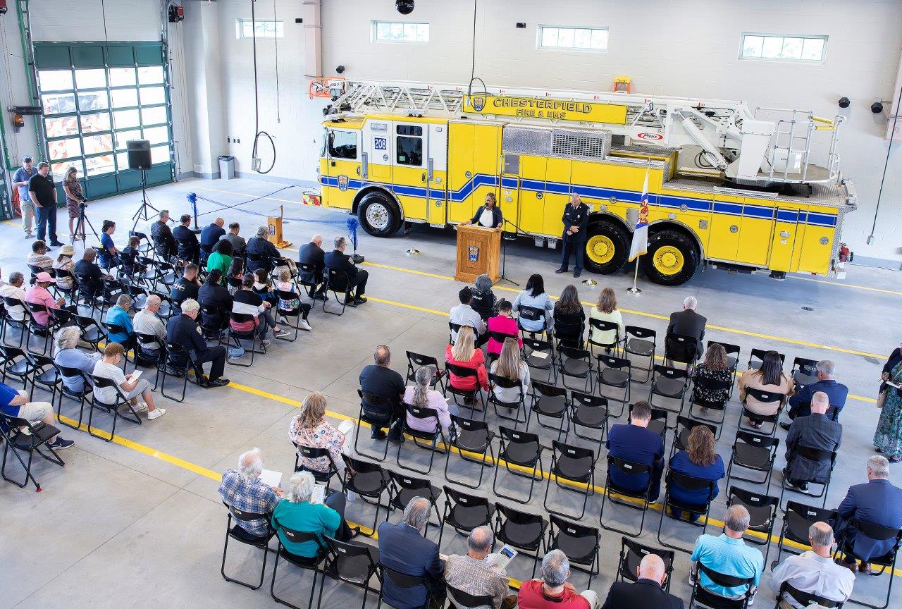 Chesterfield Fire Station 8 Dedication